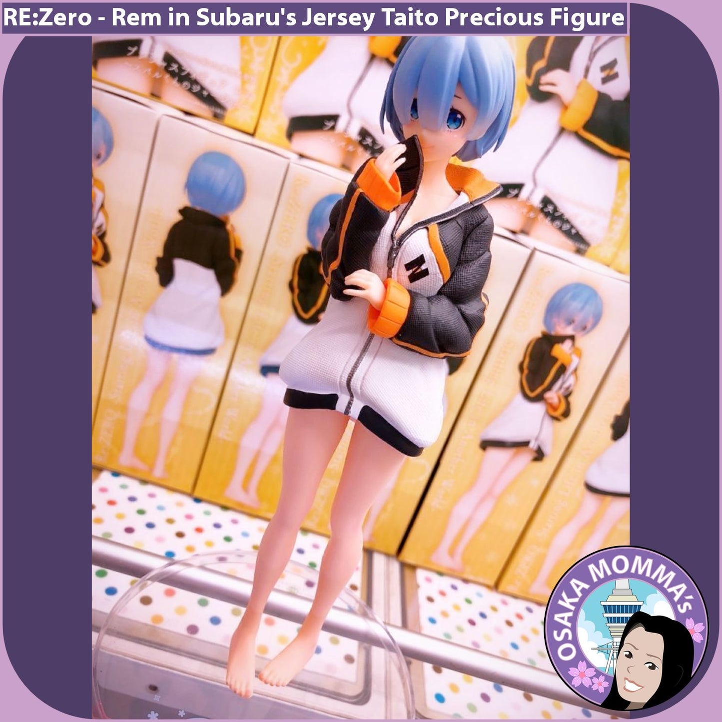 Rem in Subaru's Jersey Taito Figure