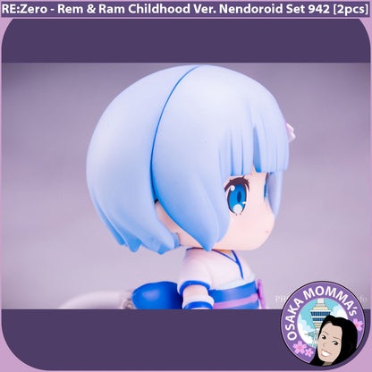 Rem & Ram Childhood Ver. Nendoroid Set 942