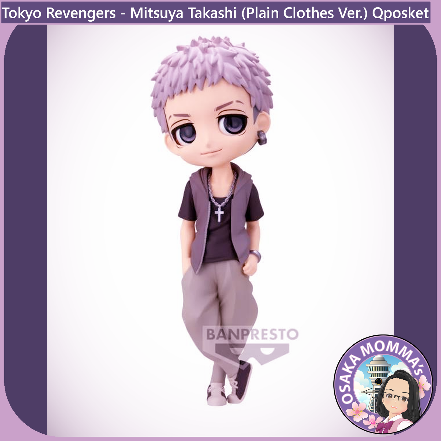 Mitsuya Takashi (Plain Clothes Ver.) Qposket Figure