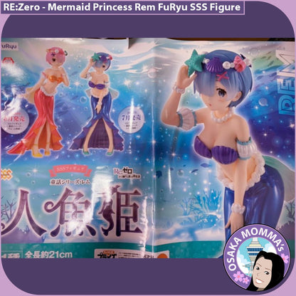 Rem Mermaid Princess FuRyu SSS Figure