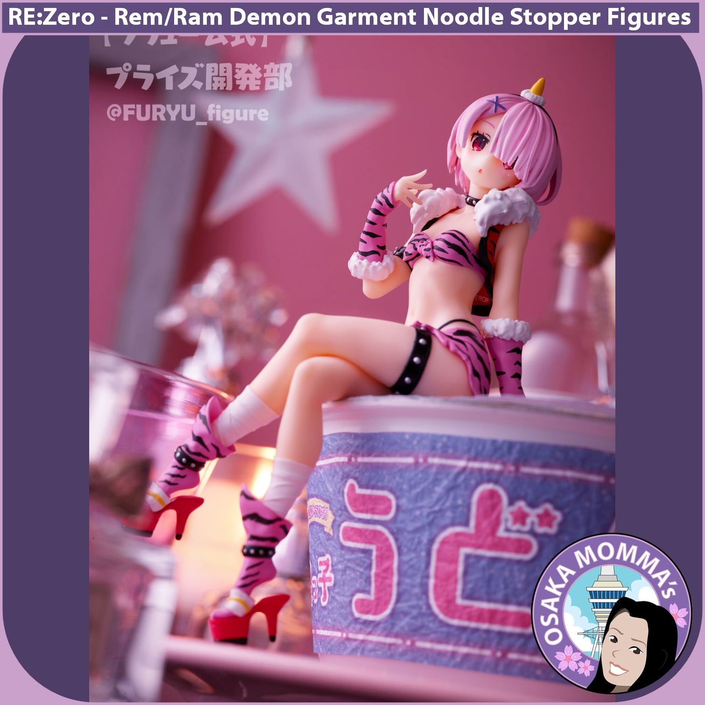 Rem & Ram Demon Garment Noodle Stopper Figures