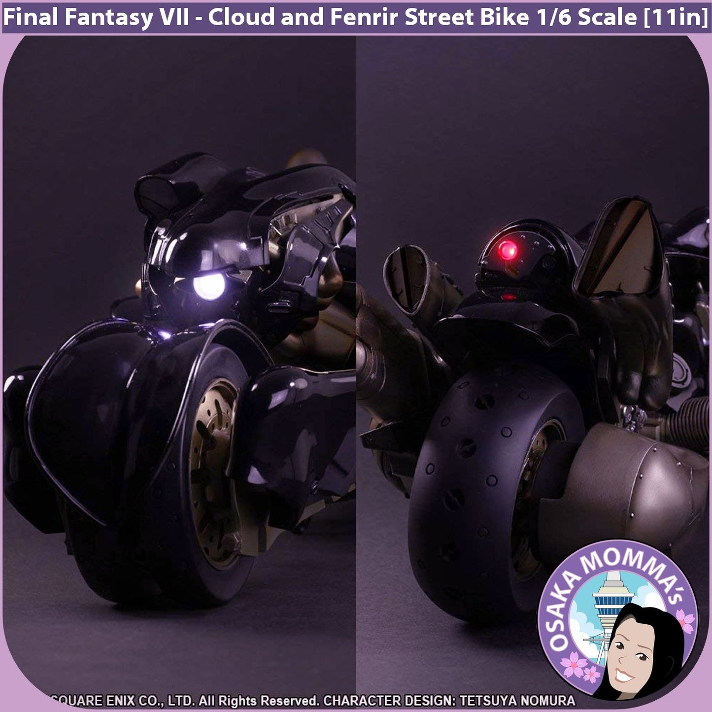 Cloud & Fenrir Street Bike 1/6 Scale Figure