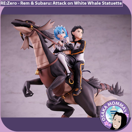 Rem & Subaru: Attack on White Whale Statuette