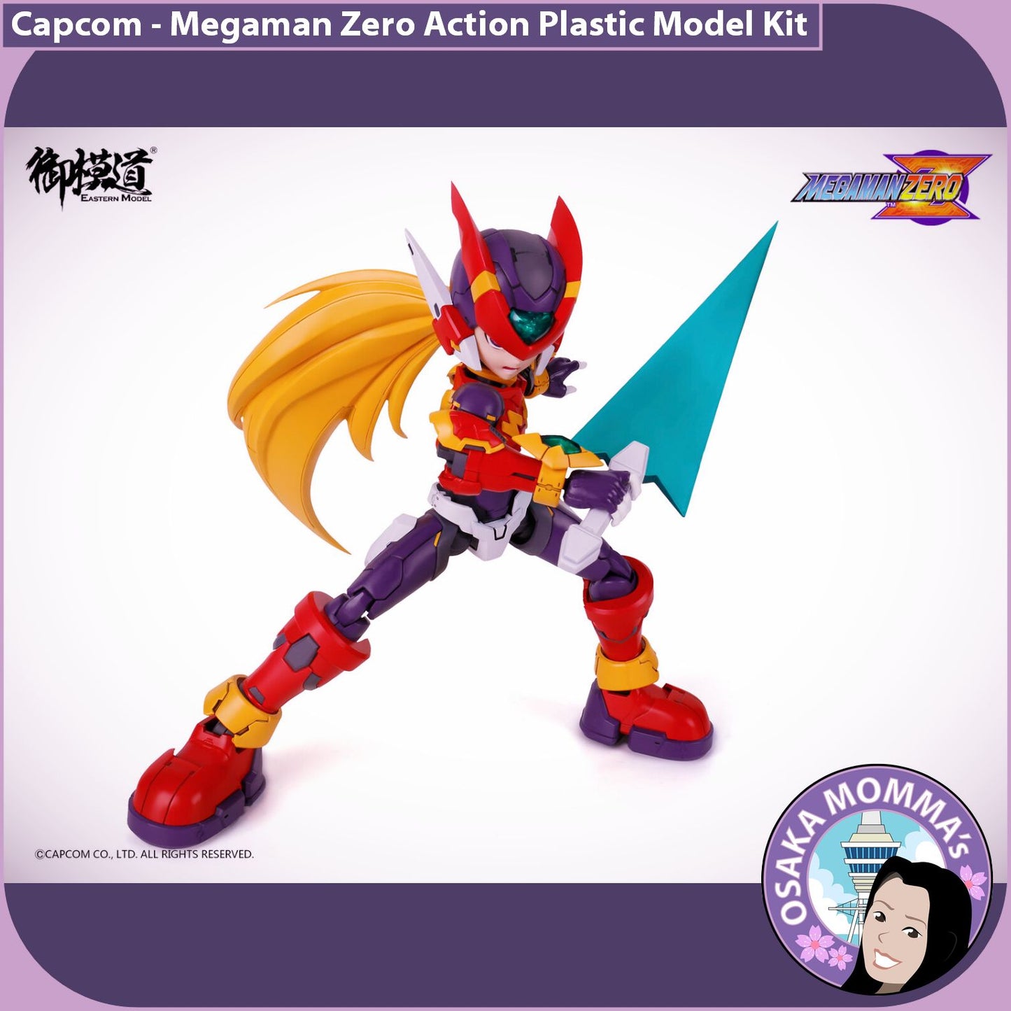 Megaman Zero Action Plastic Model Kit