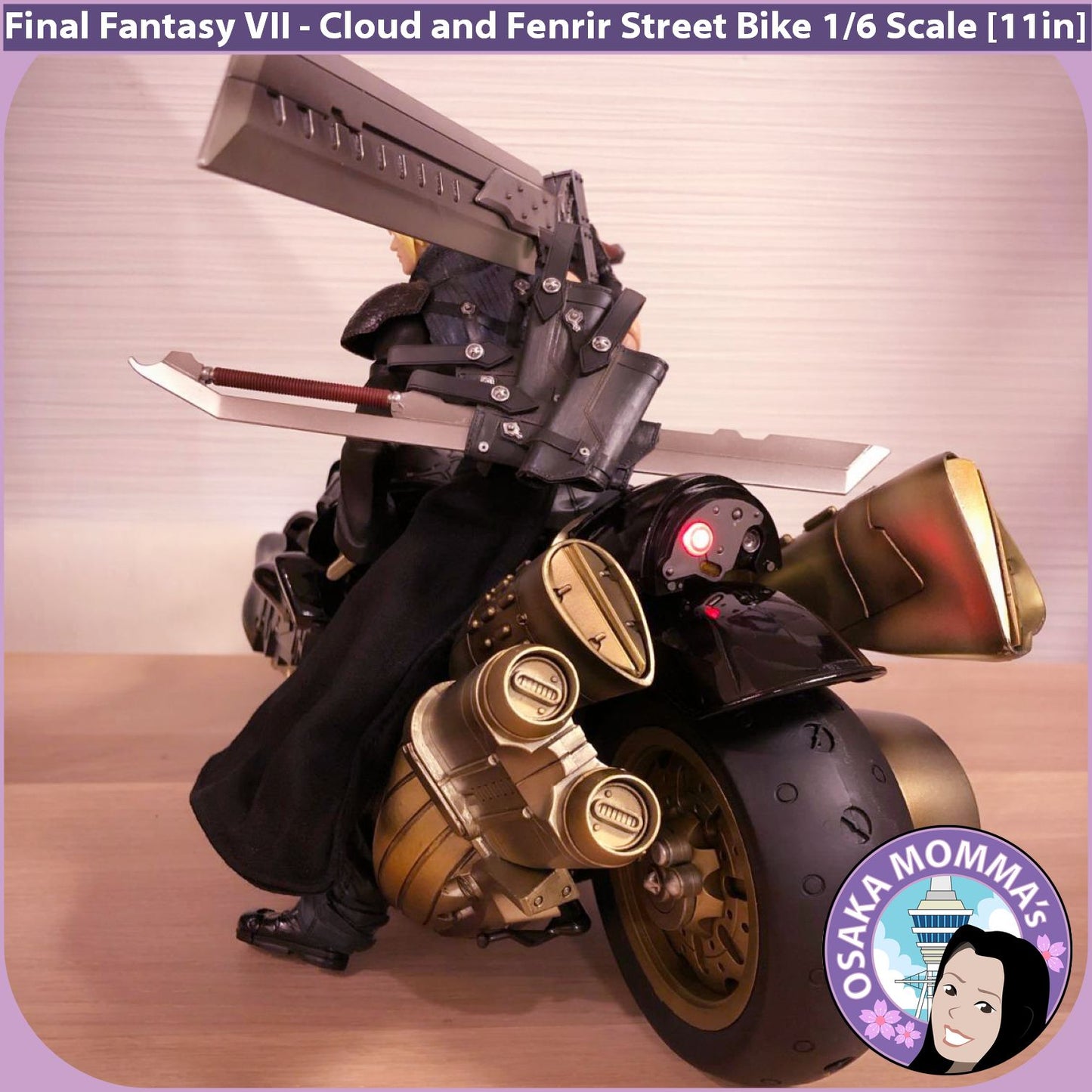 Cloud & Fenrir Street Bike 1/6 Scale Figure