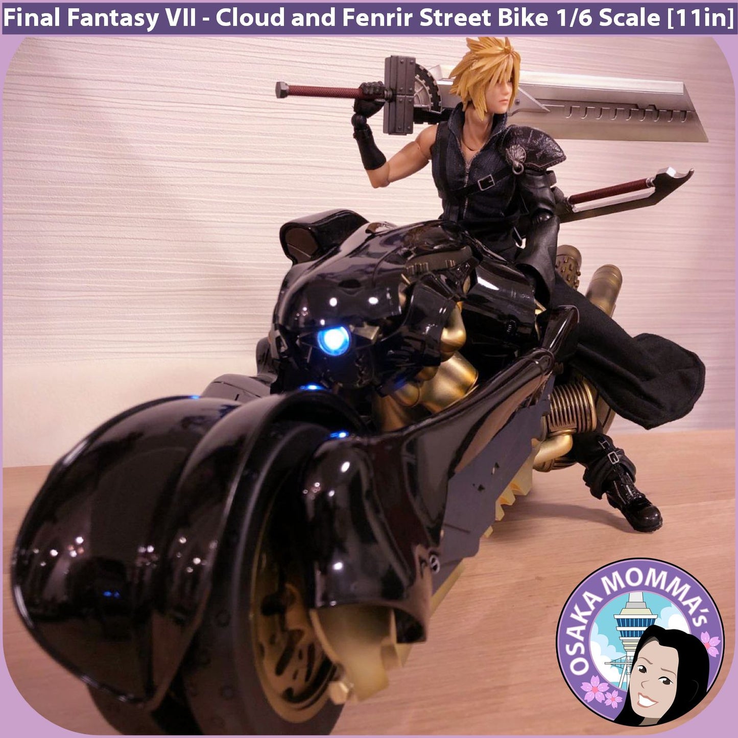 Cloud & Fenrir Street Bike 1/6 Scale Figure