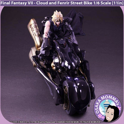 Cloud & Fenrir Street Bike 1/6 Scale Figure