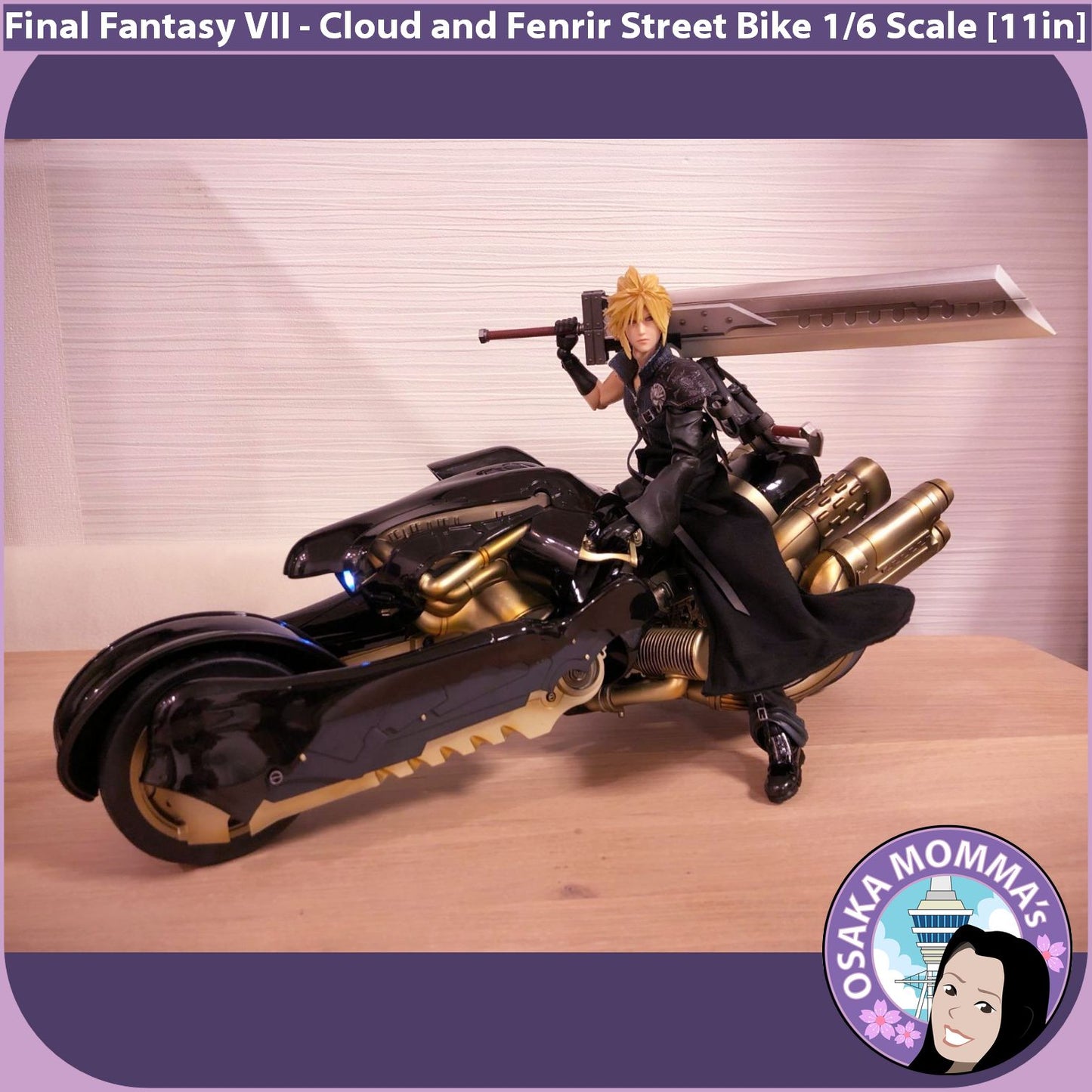 Cloud & Fenrir Street Bike 1/6 Scale Figure