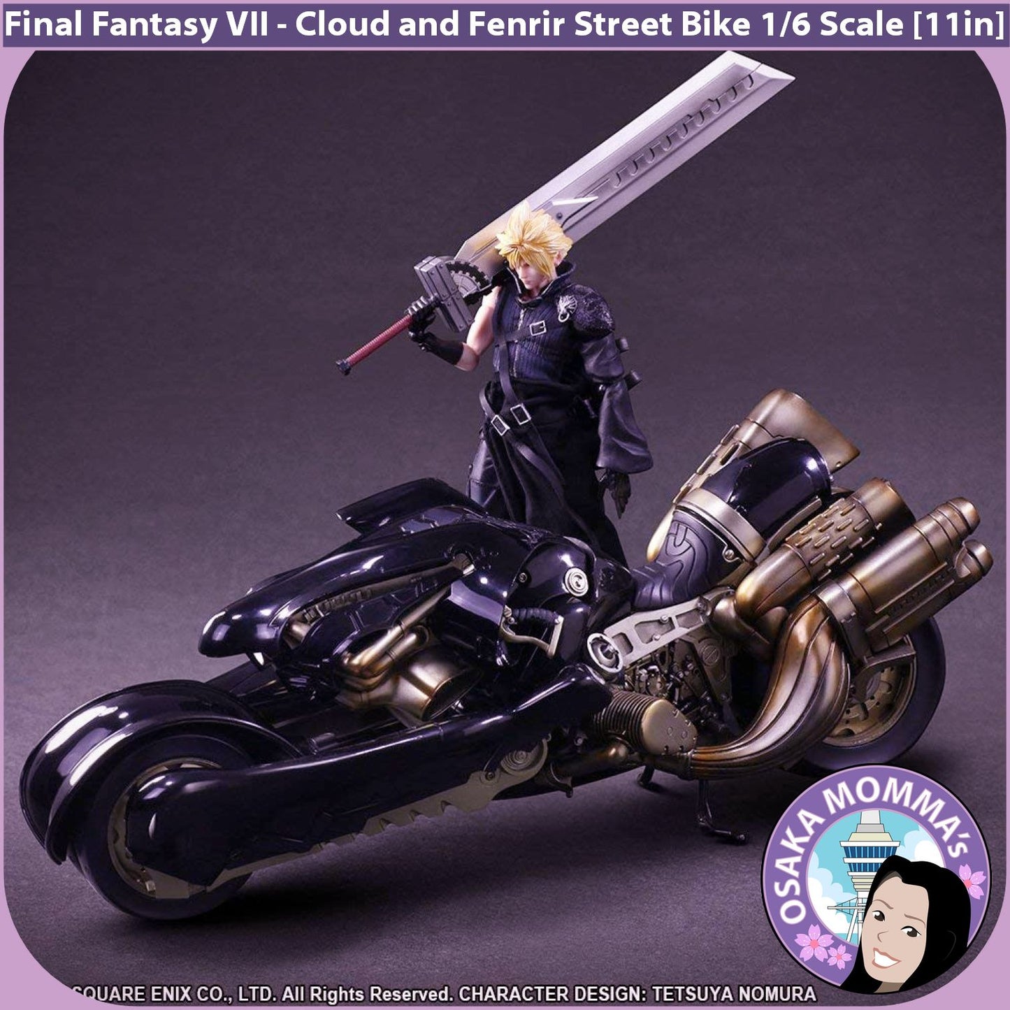 Cloud & Fenrir Street Bike 1/6 Scale Figure