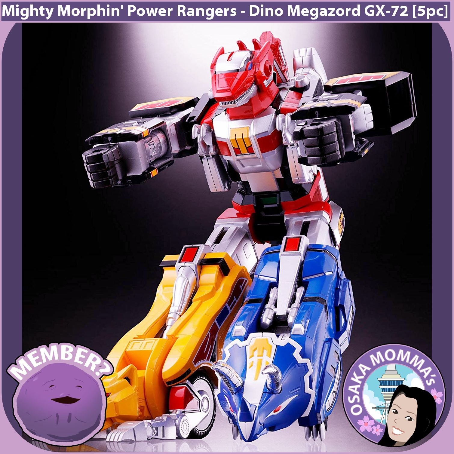 Mighty Morphin' Power Rangers Dino Megazord GX-72 – Osaka