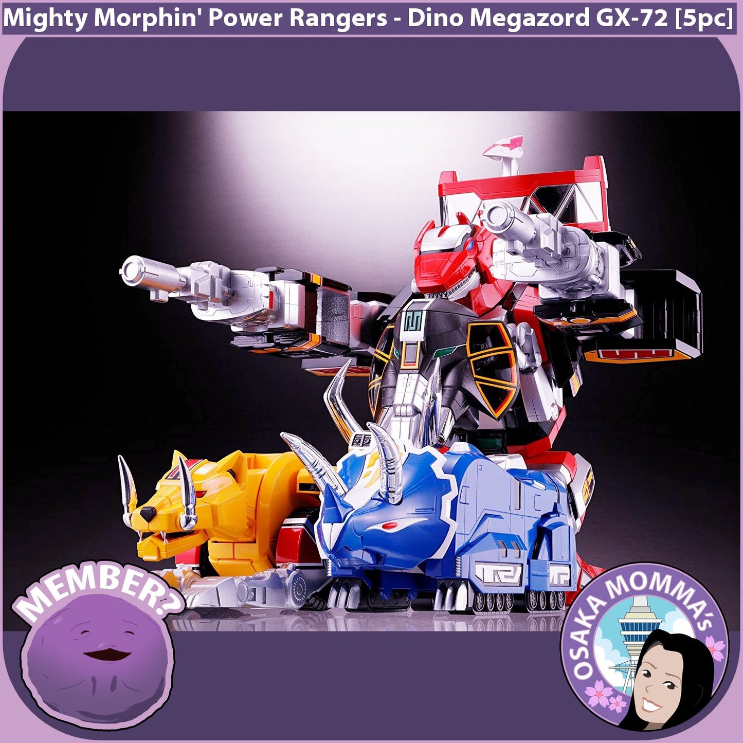 Mighty Morphin' Power Rangers Dino Megazord GX-72