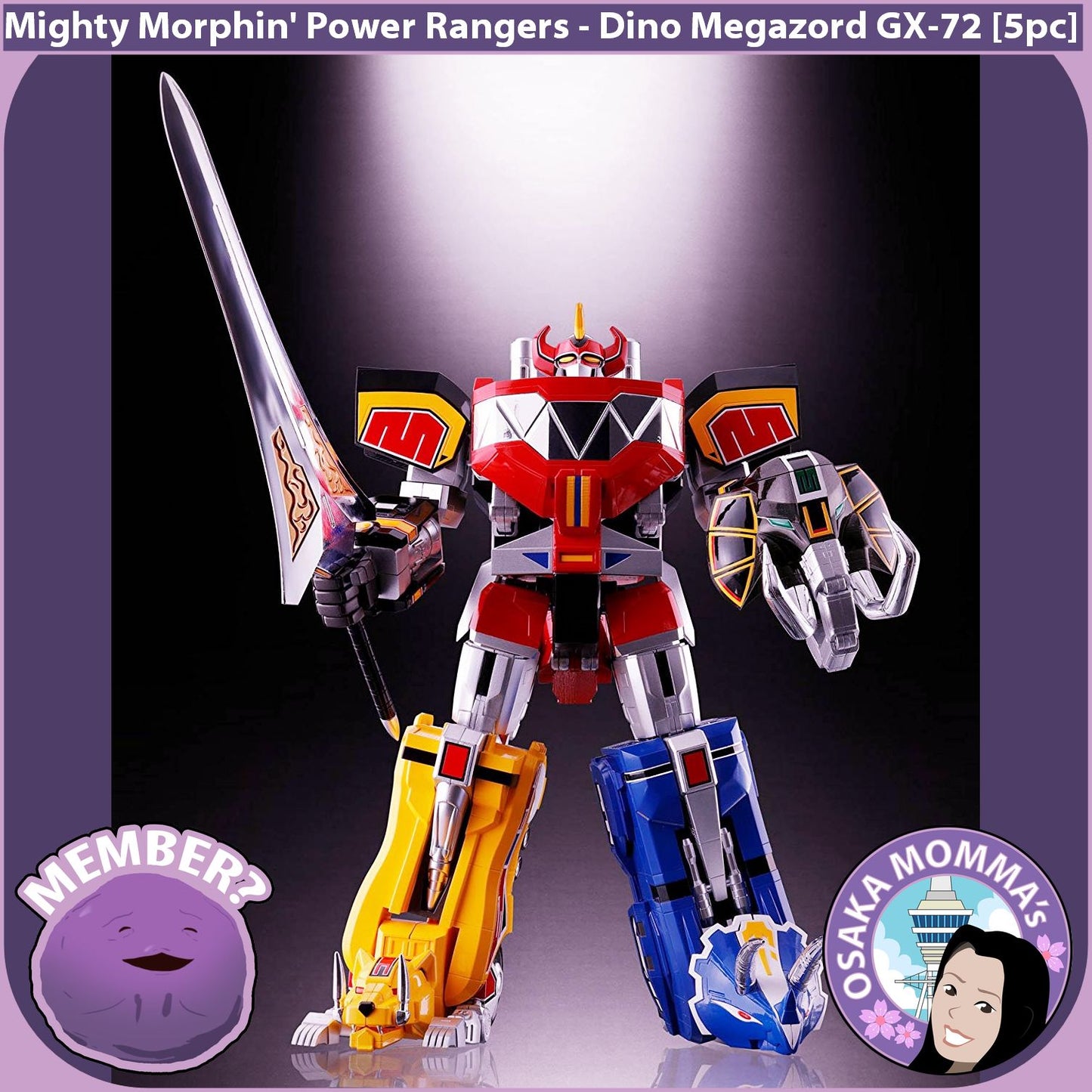 Mighty Morphin' Power Rangers Dino Megazord GX-72