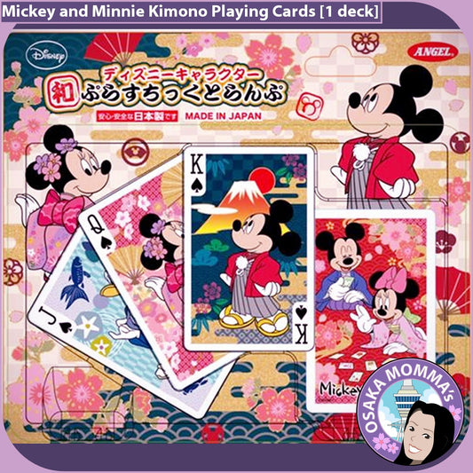Mickey and Minnie Kimono Playing Cards