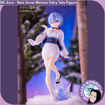 Rem Snow Woman Fairy Tale Figure