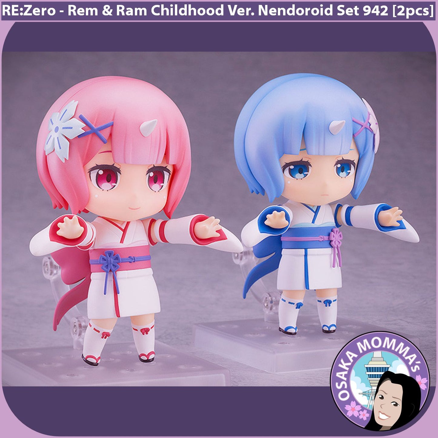 Rem & Ram Childhood Ver. Nendoroid Set 942