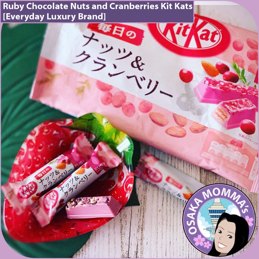 Ruby Chocolate Nuts and Cranberries Kit Kats [1 Pack]