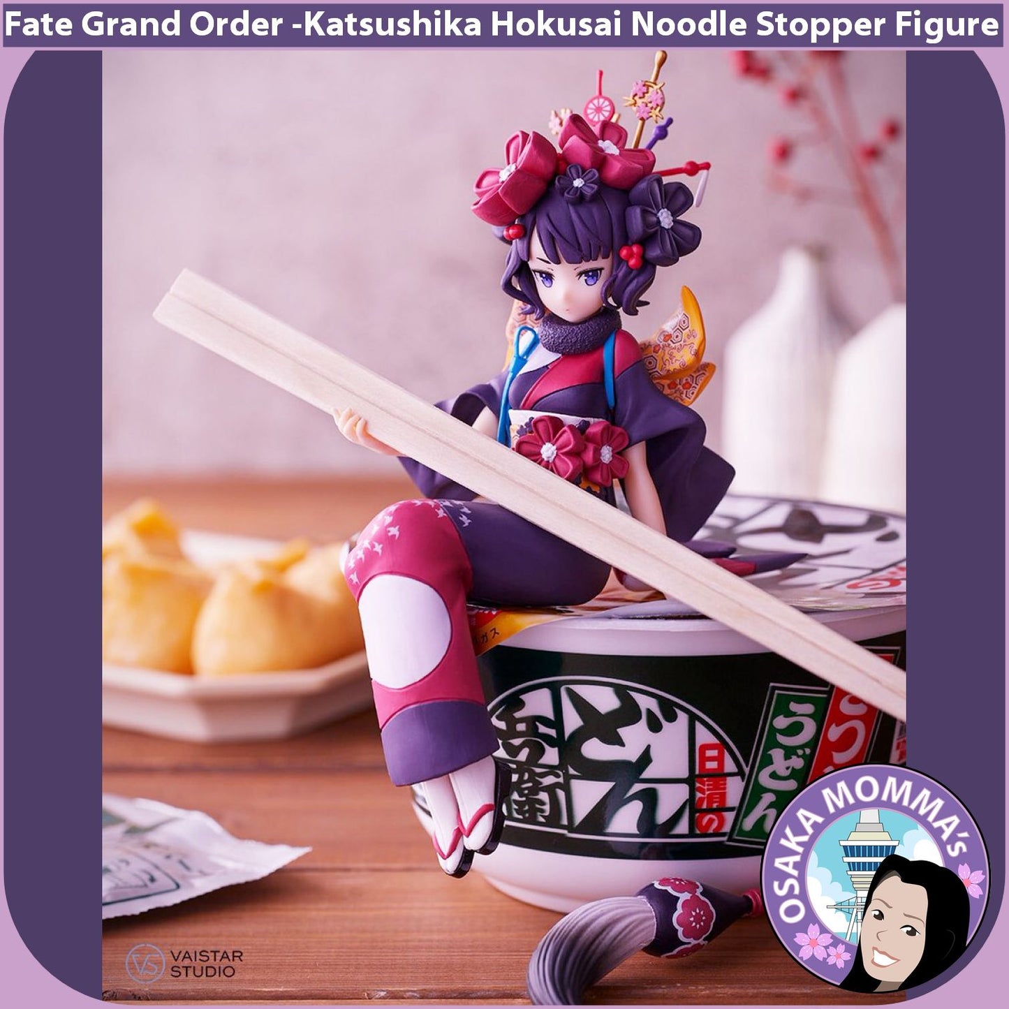 Katsushika Hokusai Noodle Stopper Figure