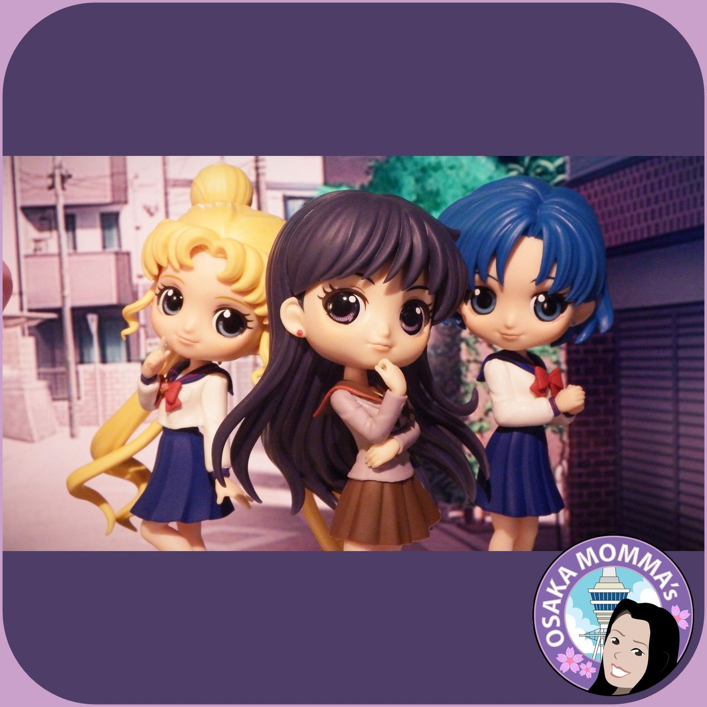 Sailor Moon School Girl Qposket 6 Figure Set