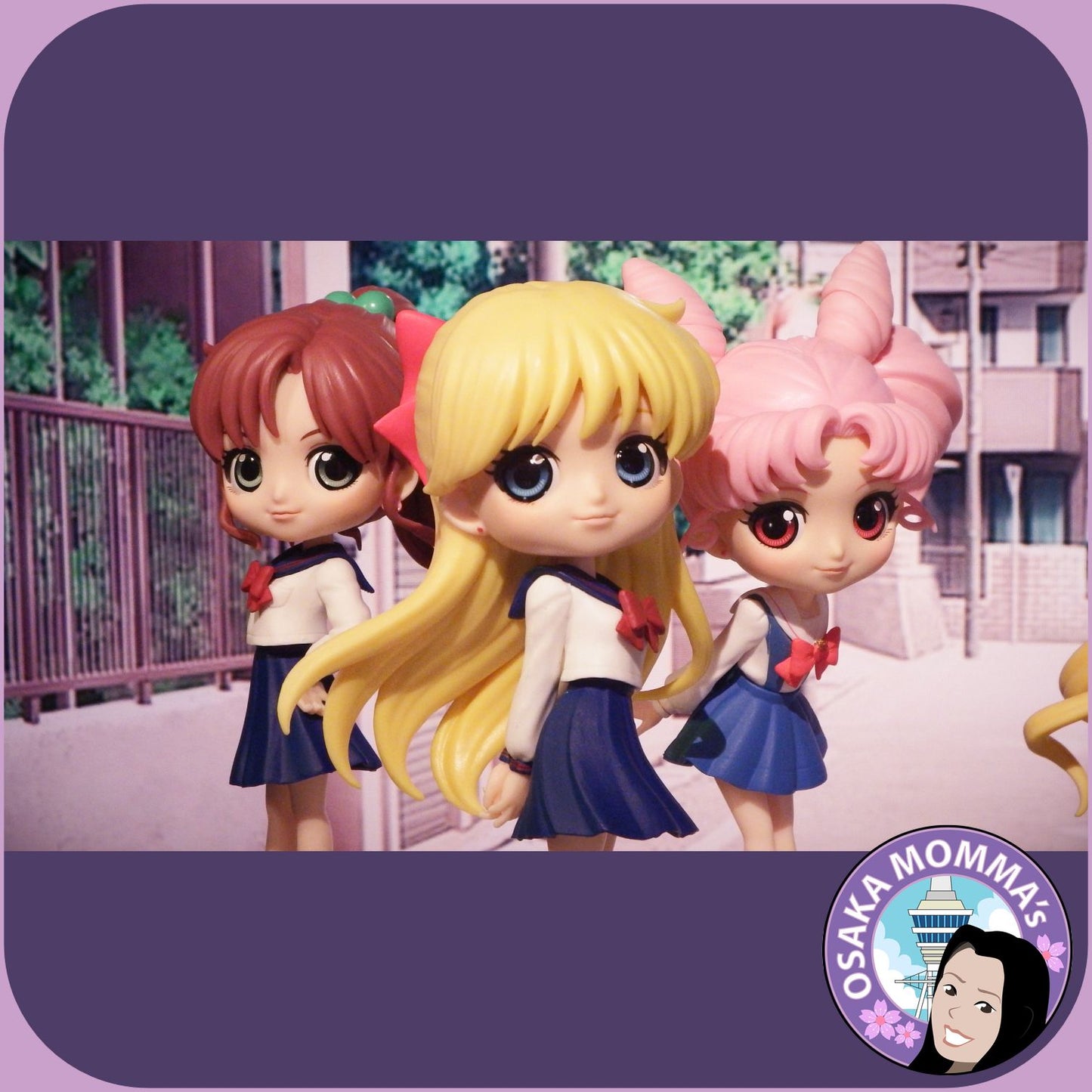 Sailor Moon School Girl Qposket 6 Figure Set