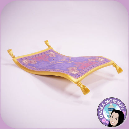 Aladdin & Jasmine Qposket Handmade Flying Carpet Set