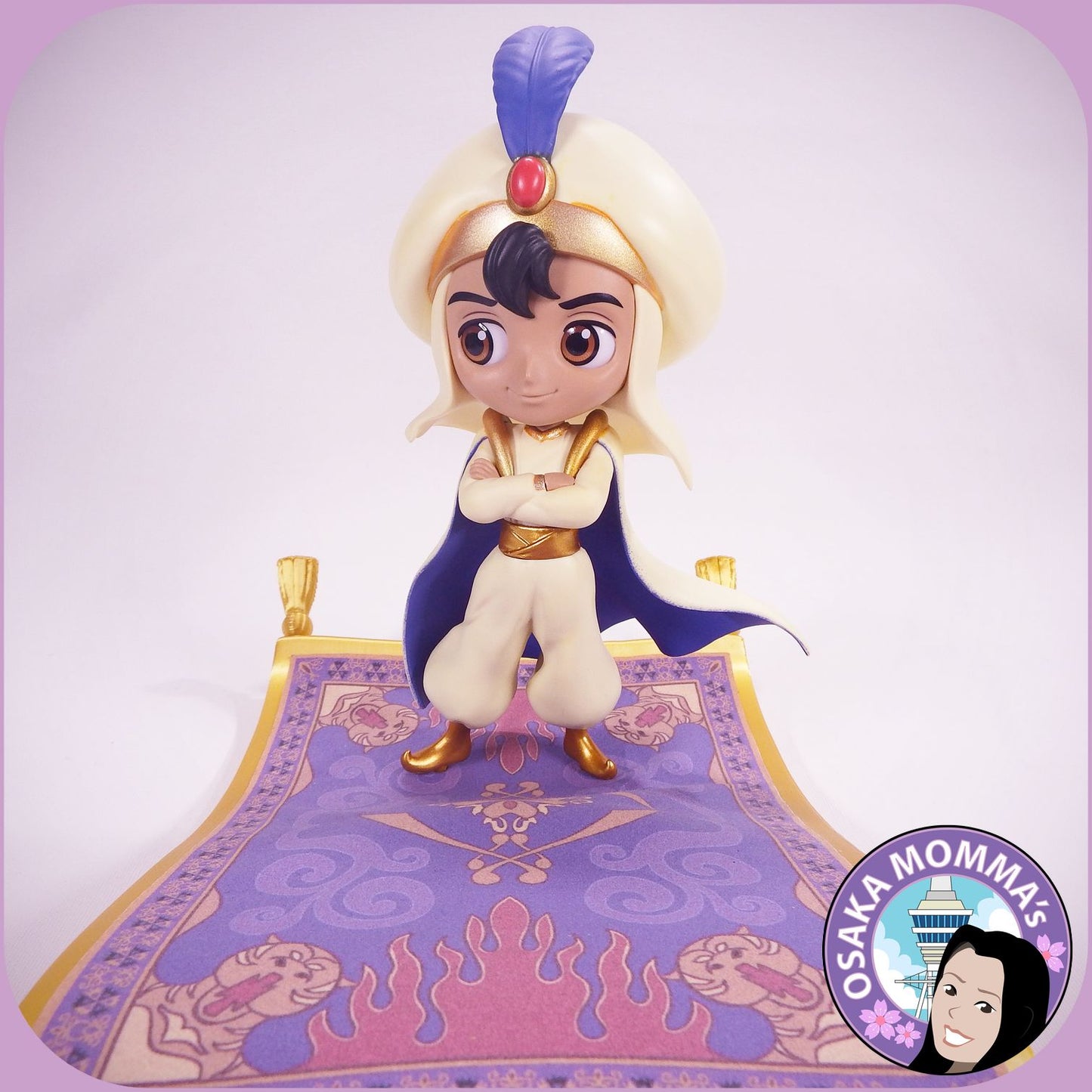 Aladdin & Jasmine Qposket Handmade Flying Carpet Set