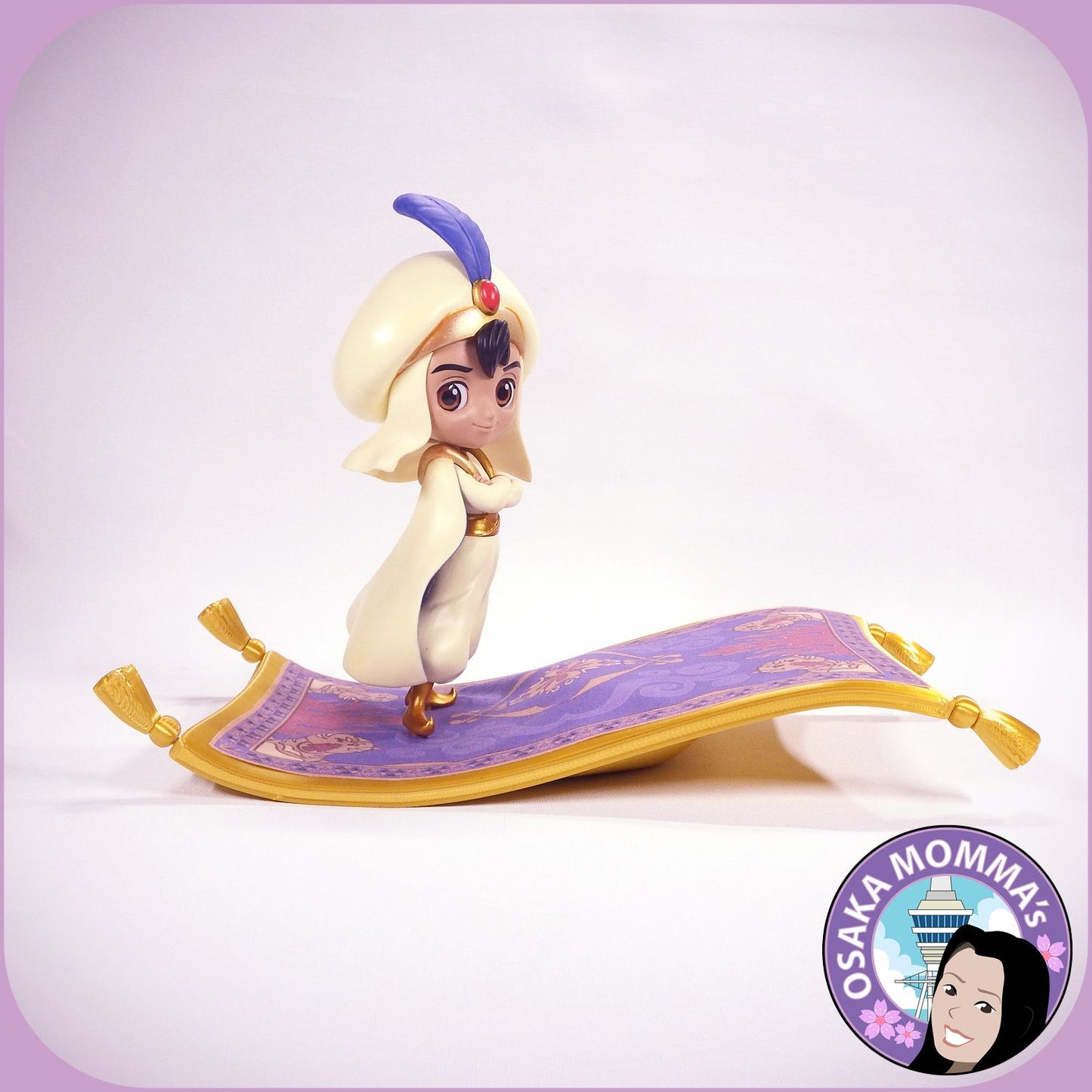 Aladdin & Jasmine Qposket Handmade Flying Carpet Set