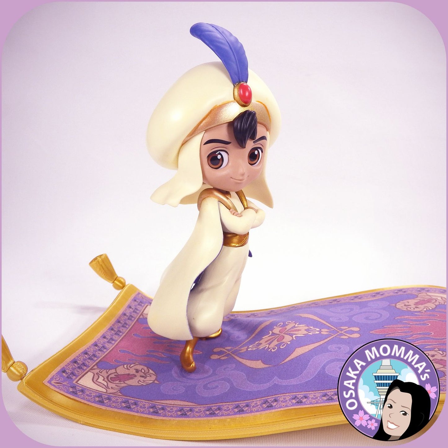 Aladdin & Jasmine Qposket Handmade Flying Carpet Set