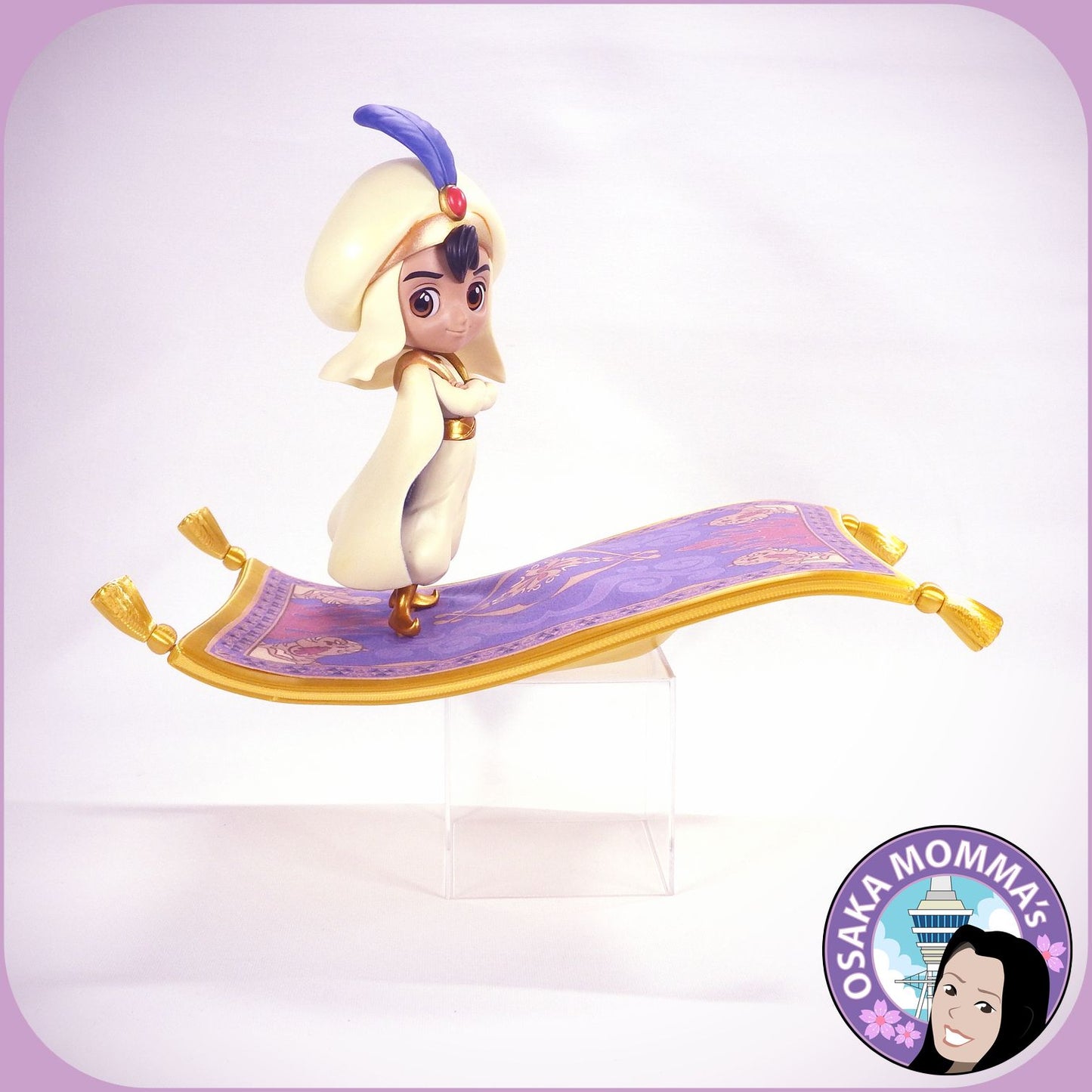 Aladdin & Jasmine Qposket Handmade Flying Carpet Set