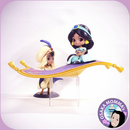 Aladdin & Jasmine Qposket Handmade Flying Carpet Set