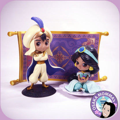 Aladdin & Jasmine Qposket Handmade Flying Carpet Set