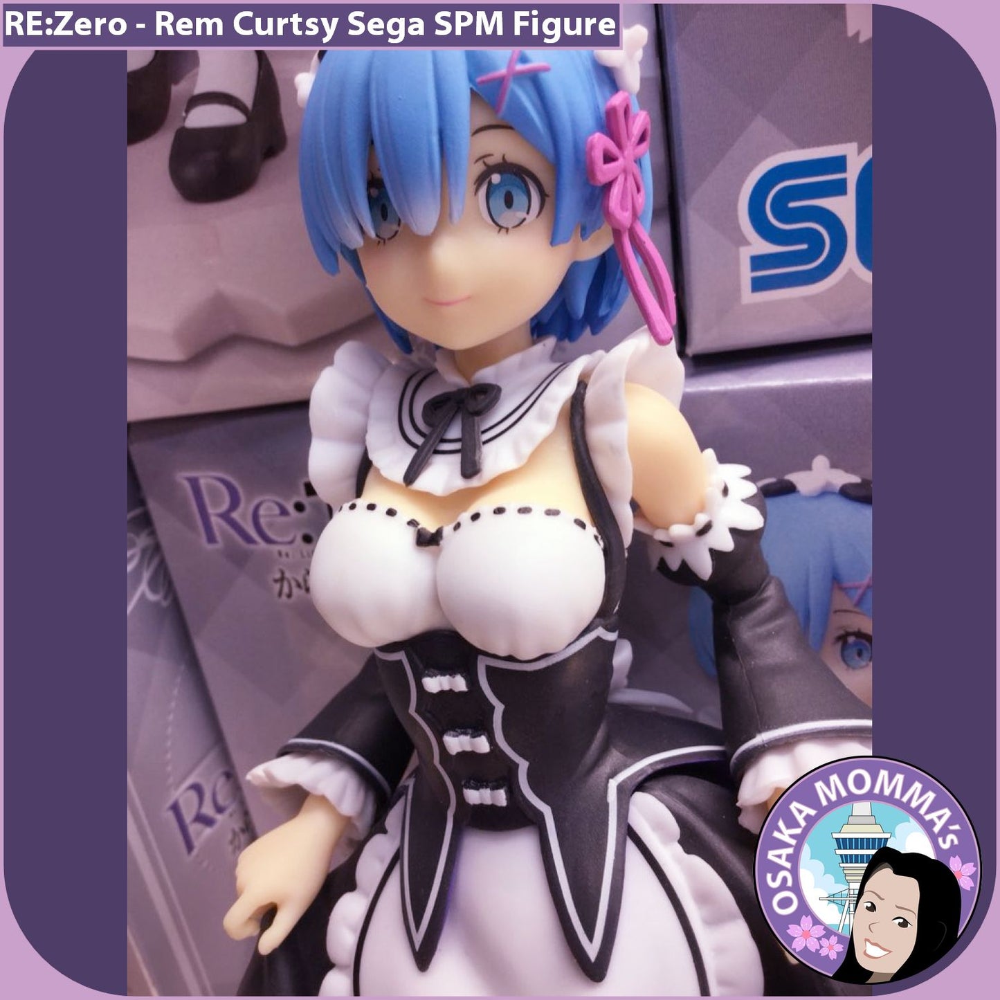 Rem Curtsey Sega SPM Figure