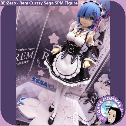 Rem Curtsey Sega SPM Figure