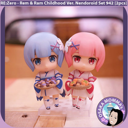 Rem & Ram Childhood Ver. Nendoroid Set 942