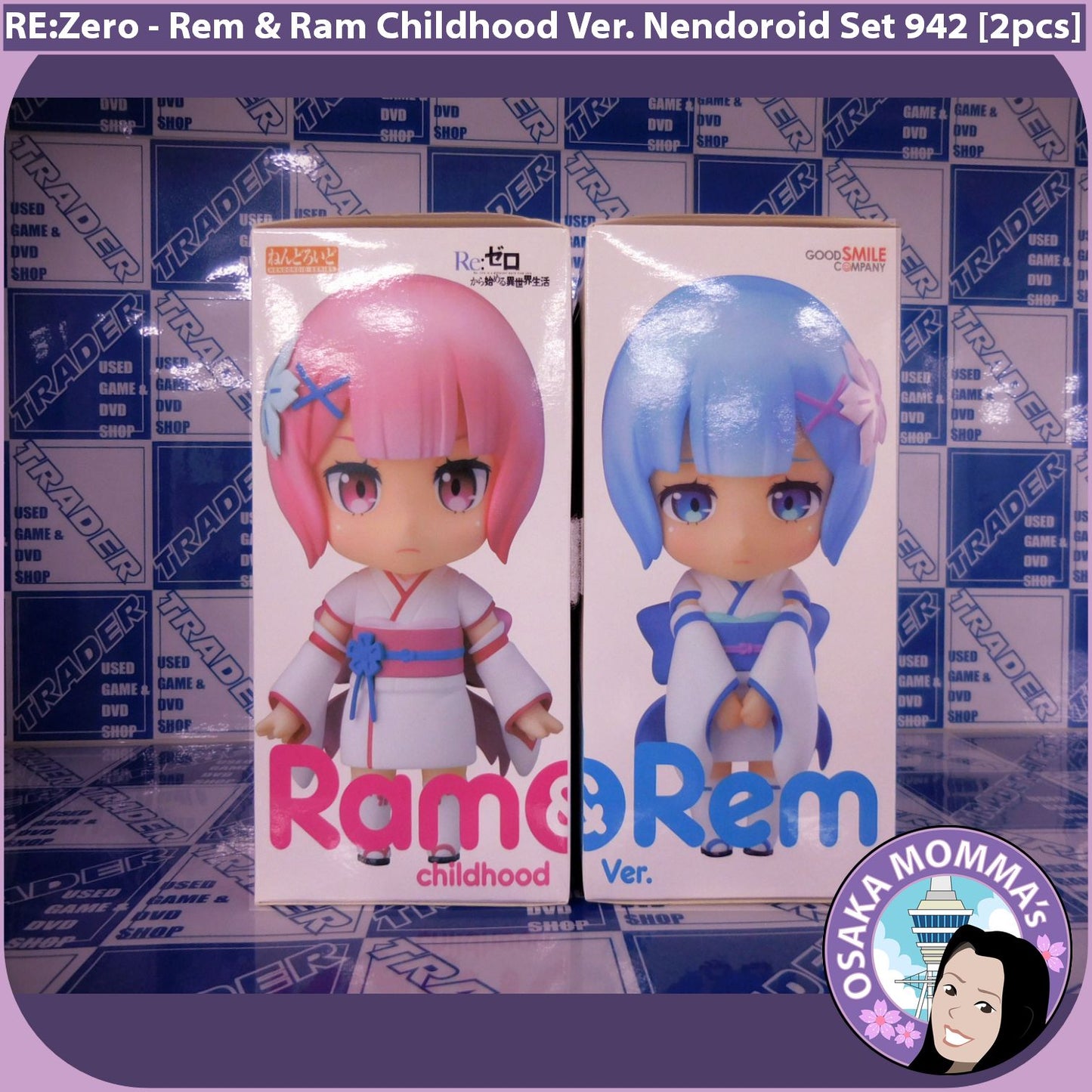 Rem & Ram Childhood Ver. Nendoroid Set 942