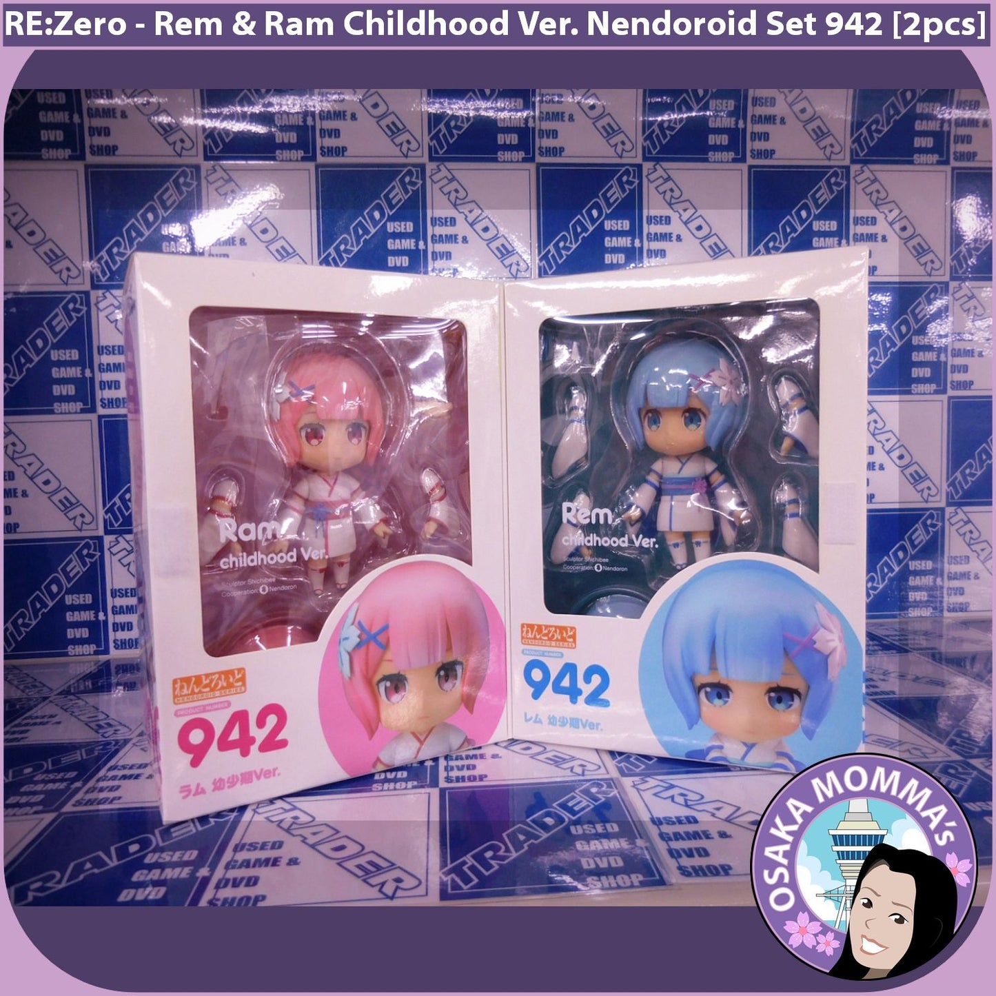 Rem & Ram Childhood Ver. Nendoroid Set 942