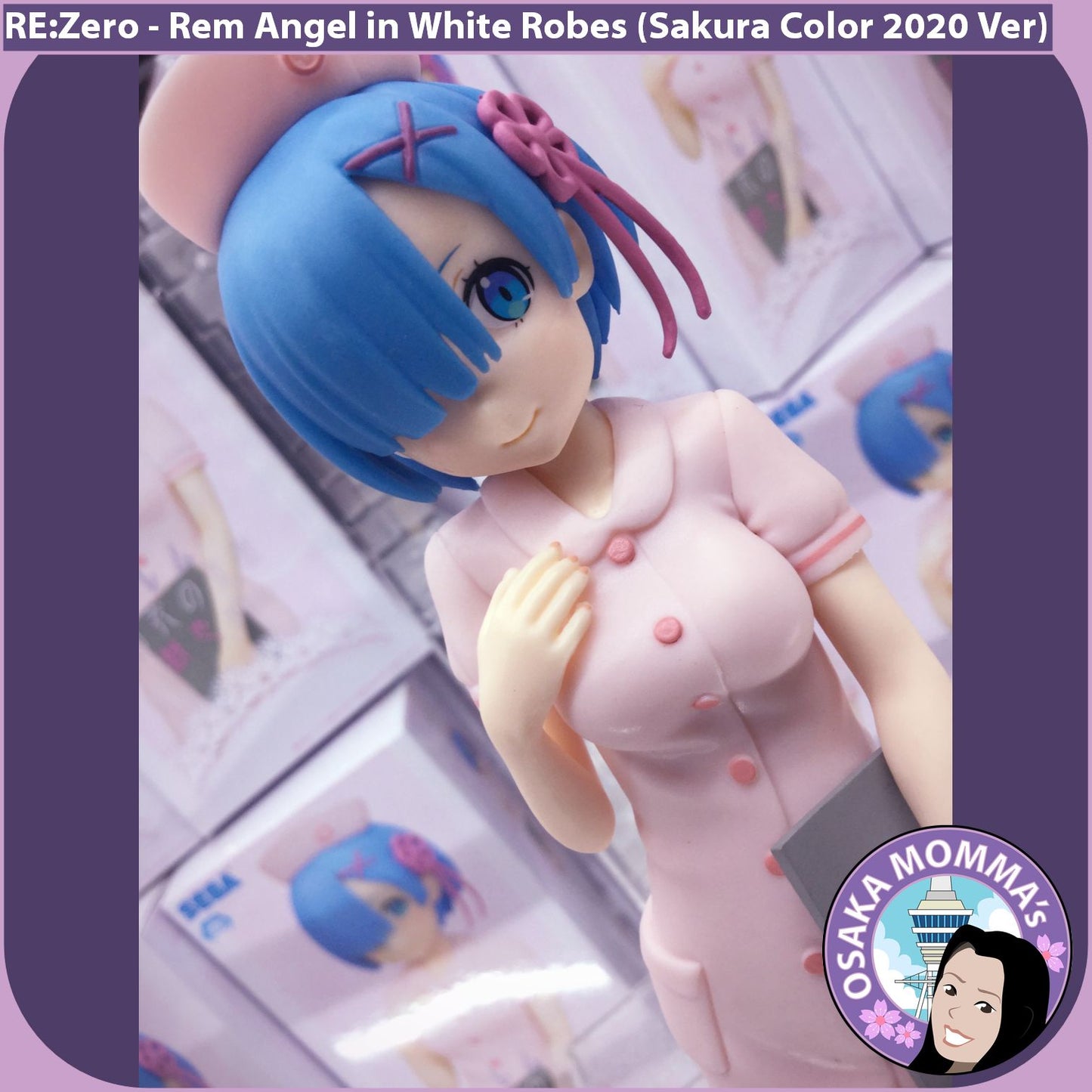 Rem Angel in White Scrubs (Sakura Version) Figure