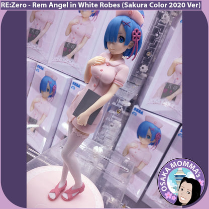 Rem Angel in White Scrubs (Sakura Version) Figure