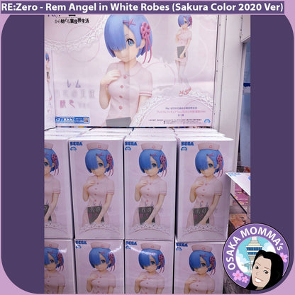 Rem Angel in White Scrubs (Sakura Version) Figure