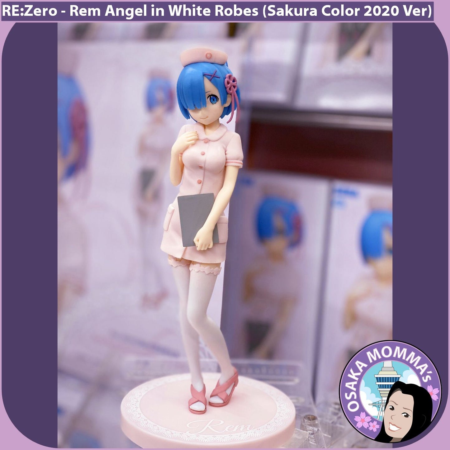 Rem Angel in White Scrubs (Sakura Version) Figure