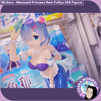 Rem Mermaid Princess FuRyu SSS Figure