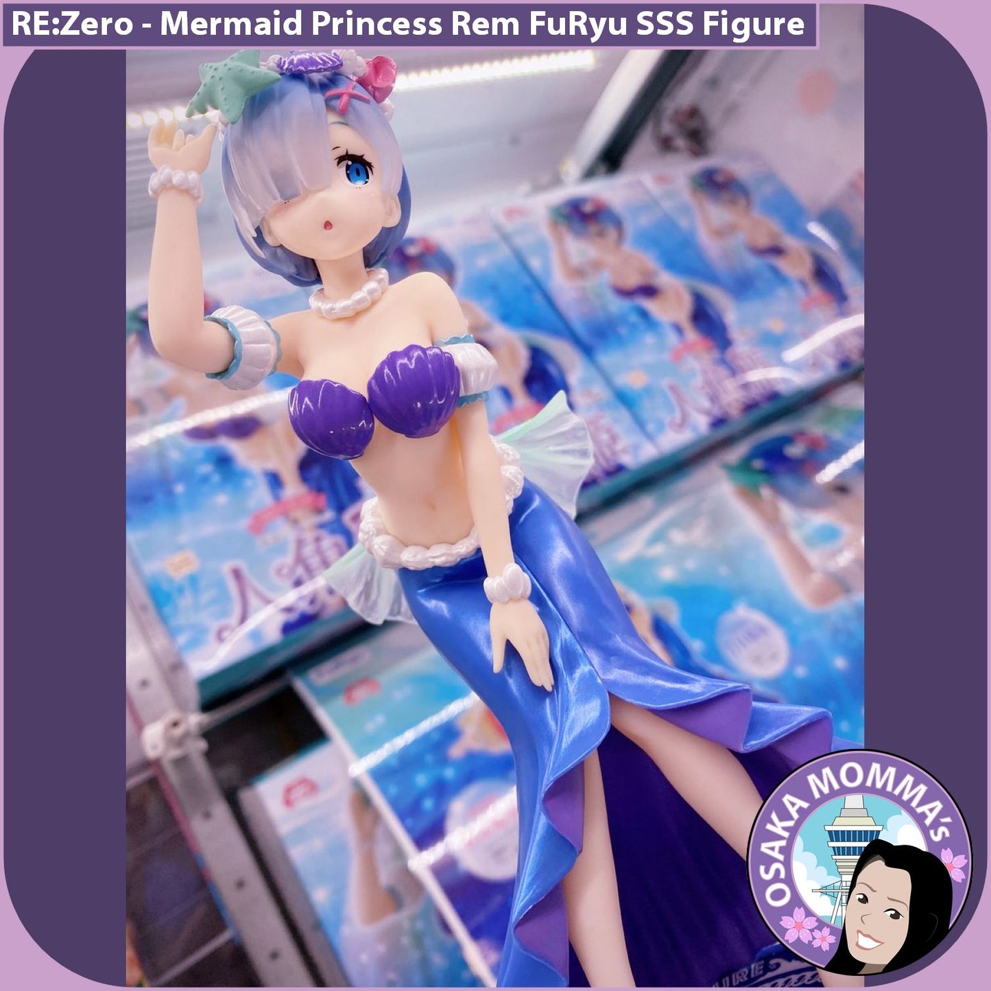 Rem Mermaid Princess FuRyu SSS Figure