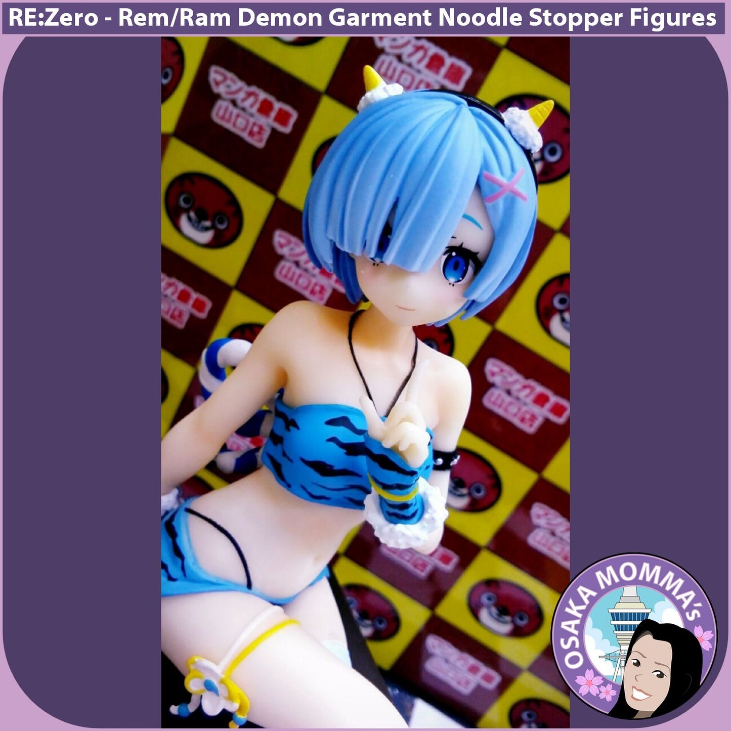 Rem & Ram Demon Garment Noodle Stopper Figures