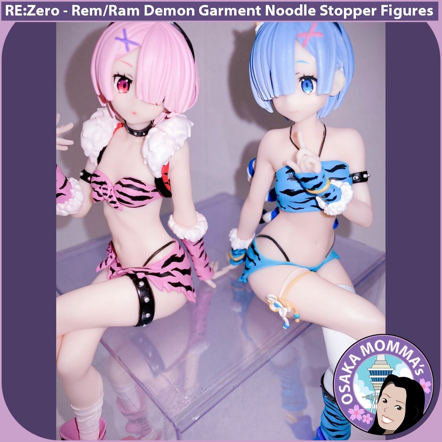 Rem & Ram Demon Garment Noodle Stopper Figures