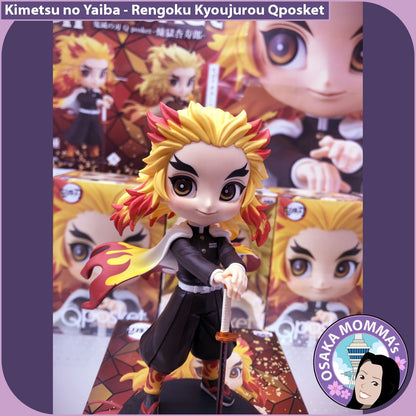 Boneco Action Figure Rengoku 13 cm Demon Slayer Kimetsu QPosket