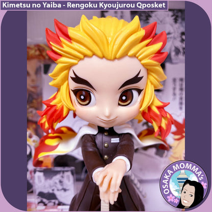 Boneco Action Figure Rengoku 13 cm Demon Slayer Kimetsu QPosket