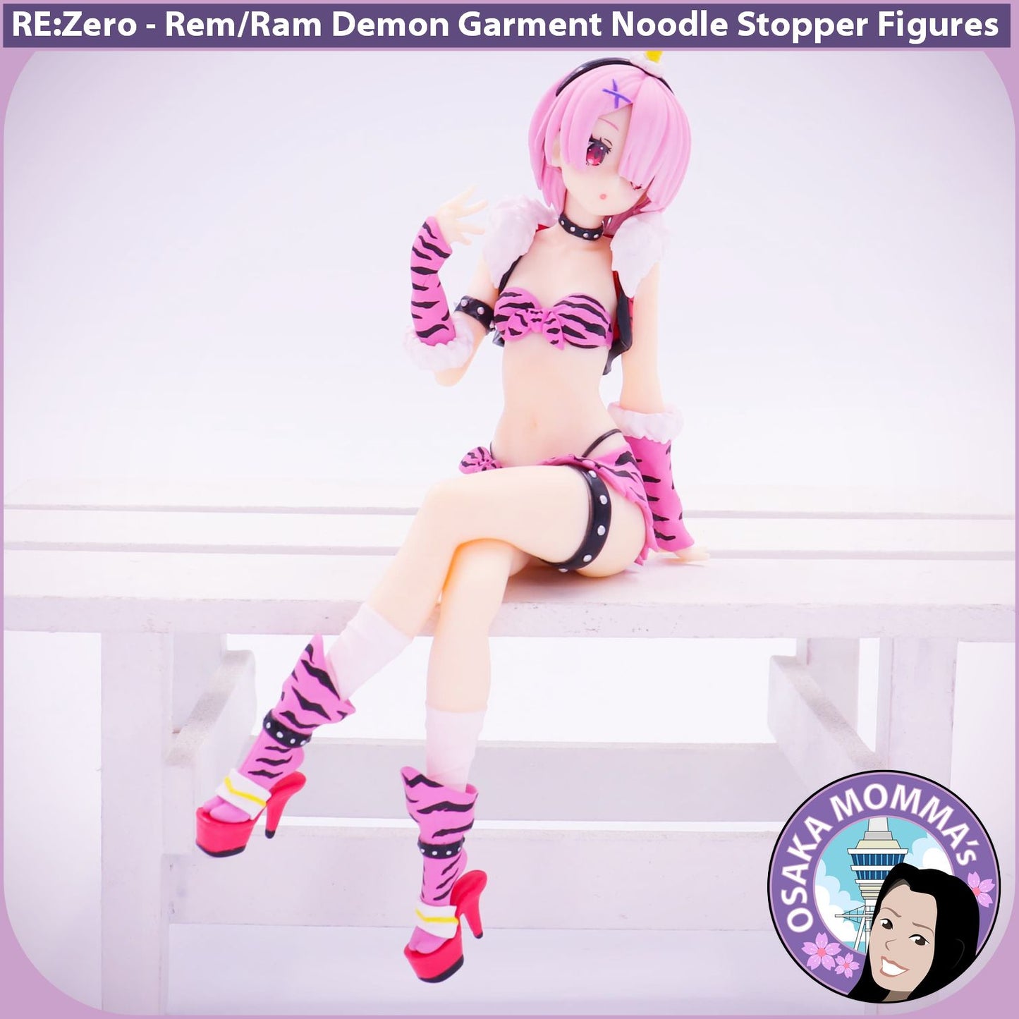 Rem & Ram Demon Garment Noodle Stopper Figures