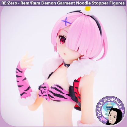 Rem & Ram Demon Garment Noodle Stopper Figures