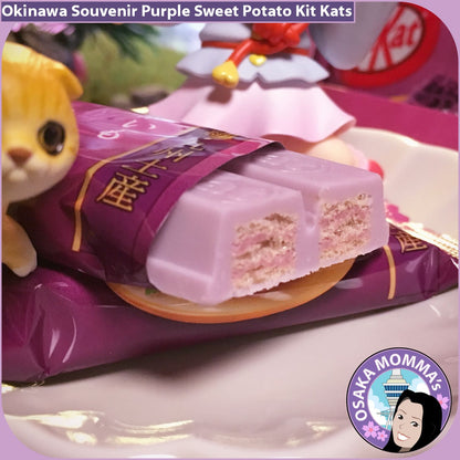 Okinawa Souvenir Purple Sweet Potato Kit Kat