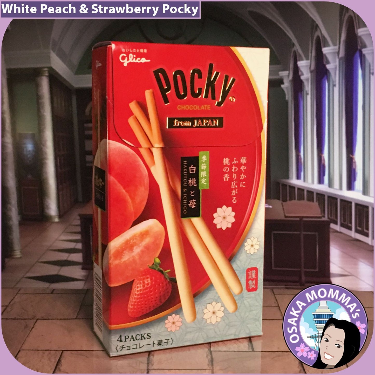 White Peach & Strawberry Pocky