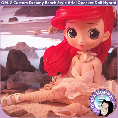 Dreamy Beach Style Ariel Qposket Custom Doll Hybrid